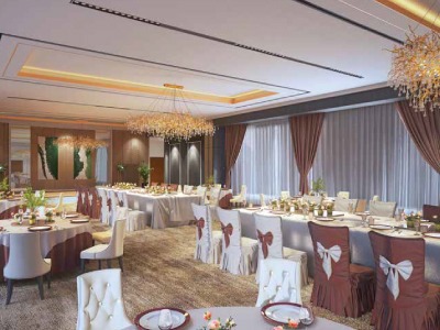 Luxurious Banquet Hall at Pristine O2 World Kharadi Pune